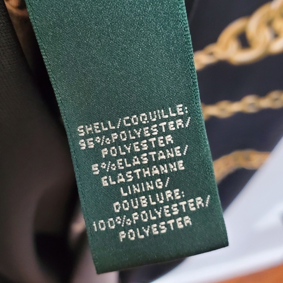 Lauren ralph lauren bridle equestrian 3/4 sleeve above the knee dress size 6 - Picture 9 of 10